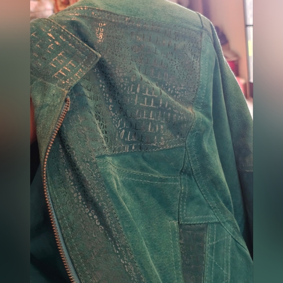 Vintage cropped motorcycle jacket WINLIT - Picture 8 of 9